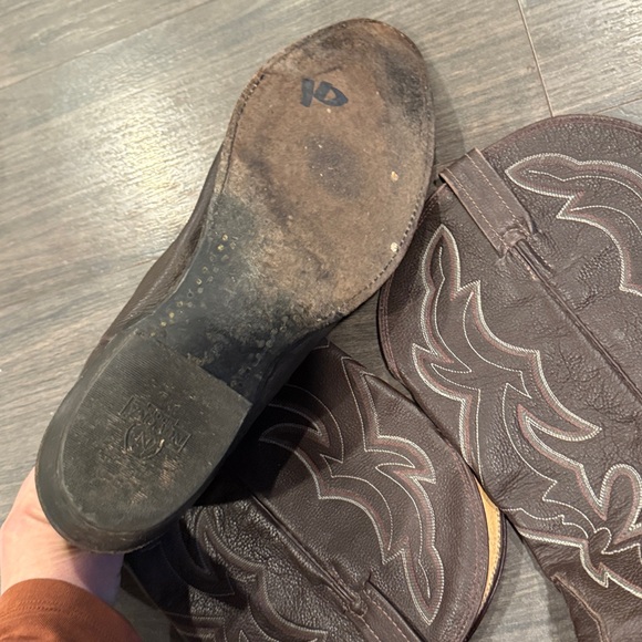 Nocona Brown Western Cowboy Boots size 13 2:24 - Picture 2 of 3